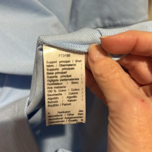 BRAND NEW Lacoste Men's Light Blue Polo Shirt Size Large Slim Fit NWT - Picture 13 of 13